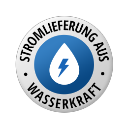 Stromlieferung aus Wasserkraft